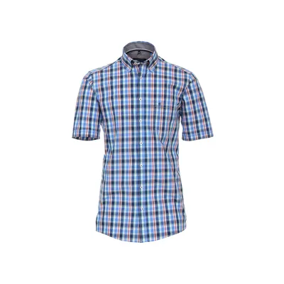 Produktbild von CASAMODA - Herren Hemd Kurzarm (993118800), Größe: M, Farbe: Blau (100)