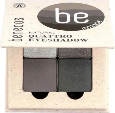 Zdjęcie produktu dla benecos Natural Quattro Eyeshadow, Puder, Przydymiony, Wielobarwny, 4 kol., Matowy, Połyskujący, 8 g