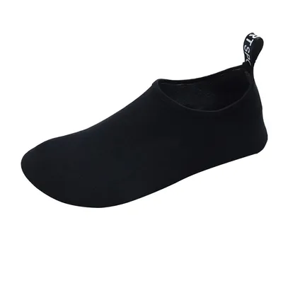 Produktbild von Badeschuhe Schnell Trocknend Schwimmschuhe Weich Leicht Wasserschuhe, Schwarz, Gr. 44-45