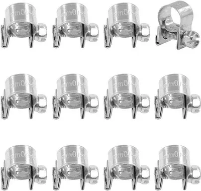 Image de Lot de colliers de serrage - Acier inoxydable 304 - 8-10 mm - Argent