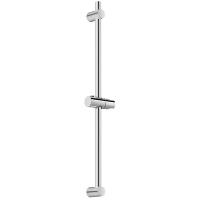Produktbild von DERW Edelstahl Duschstange 70cm rostfrei - Brausestange variable Bohrlöcher Chrom