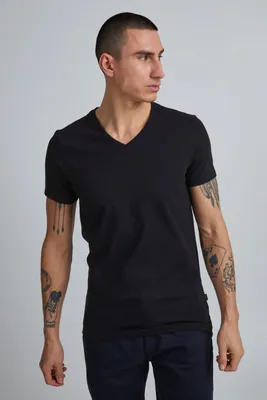 Produktbild von CASUAL FRIDAY CFLincoln v-neck t-shirt Herren T-Shirt Kurzarm Shirt mit V-Ausschnitt Slim Fit