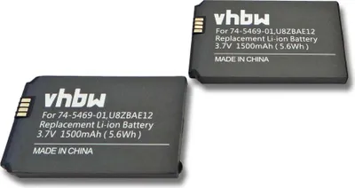 Produktbild von vhbw 2x Akku Ersatz für Cisco U8ZBAE12, CP-BATT-7925G-STD, 74-5469-01, 74-5468-01 für schnurlos Festnetz Telefon (1500 mAh, 3,7 V, Li-Ion)
