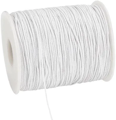 Image de Fil de macramé en coton, 1 mm - 175 mètres - Fil pour bijoux
