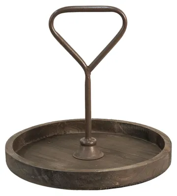 Image de Clayre & Eef Etagere 33 cm bois brun