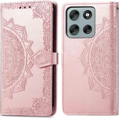 Obrázok produktu pre imoshion Mandala skladacie puzdro Motorola Moto G56 - ružové zlato