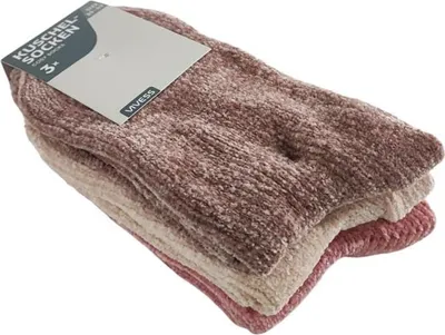 Produktbild von Damen 3 Paar Kuschelsocken Socke, Winter Warme Mix 4/35-38