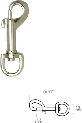 Immagine prodotto di WOLFPACK LINEA PROFESIONAL - Moschettone a molla 1/2".