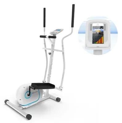 Obrázek produktu pro Klarfit Myon Cross Crosstrainer - eliptický trenažér, SilentBelt, antická bílá