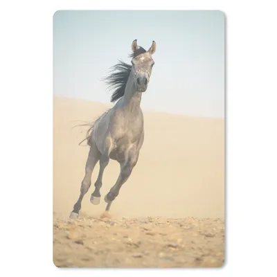 Produktbild von MuchoWow® Mauspad Mousepad Pferd - Sand - Wüste 18x27 cm - Mousepads - Maus Mat - Pad - Mausunterlage