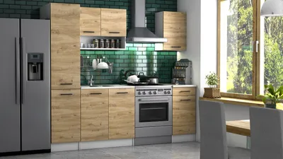 Obrázek produktu pro Kuchyňská linka DAGA II 220 SL4 - dub artisan