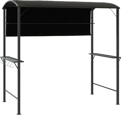 Image de vidaXL Pavillon avec toit 220x110x200 cm Anthracite