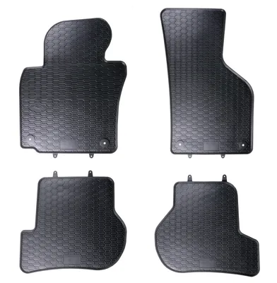 Produktbild von Gummifußmatten Geyer & Hosaja für Volkswagen Golf V, Volkswagen Golf VI, Volkswagen Jeta (2005–2010), Volkswagen Scirocco (2008–2017) / Seat L