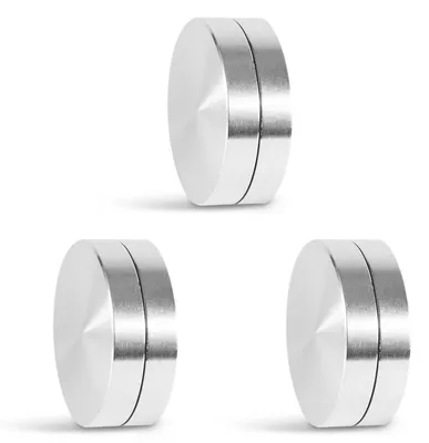Productafbeelding van Keramische trimspindel - 3 stuks, 30 mm, metalen worpijzer - gereedschap voor het bewerken van polymeerklei en keramiek - zilver