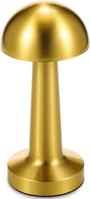 Produktbild von Neoglint Retro-Tischlampe aus Metall, Touch-Steuerung, LED-Schreibtischlampe, kabellos, Nachttischlampe, 3 Lichtfarben, stufenlos dimmbar, wiederaufladbar, fuer Bar, Restaurant, CafšŠ, Schlafzimmer