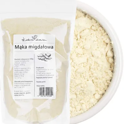 Produktbild von Mandelmehl aus Mandeln 1 kg Backmehl Proteinreich Kuchen Gebäck Küche
