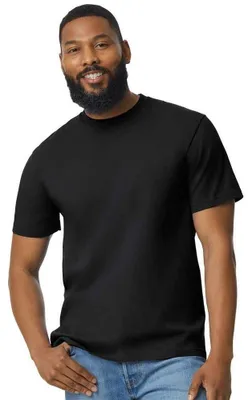 Produktbild von Gildan - T-Shirt Leicht für Herren/Damen Uni FK1909 (L) (Schwarz)