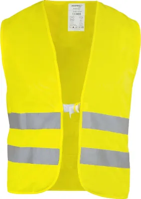 Produktbild von Warnweste Gr.univ.gelb EN 20471 Kl.2 ASATEX