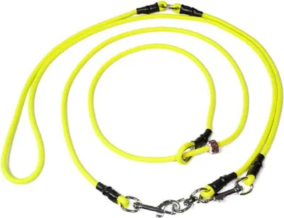 Produktbild von Mystique® Hunting Profi Umhängeleine 6mm neon gelb M 295cm Moxon