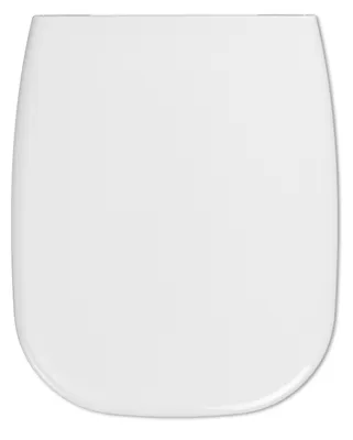 Produktbild von Toilettensitz kompatibel mit Duravit D-Code, WC Sitz aus antibakteriellem Duroplast, Toilettendeckel mit Absenkautomatik Soft Close