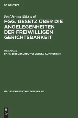 Produktbild von Beurkundungsgesetz. Kommentar