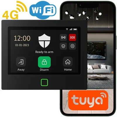 Productafbeelding van Tuya Smart alarmsysteem H700 met WiFi + 4G