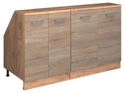 Zdjęcie produktu dla Zestaw szafek na dach skośny Vicco Rion Sonoma 140 cm Zestaw 2 korpusów szafy głębokość 60 cm, Model 60412