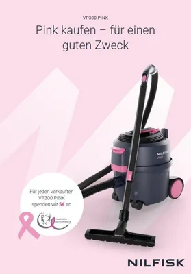 Produktbild von Nilfisk VP300 HEPA Pink T EU Gewerbesauger mit HEPA Filter,Trockensauger