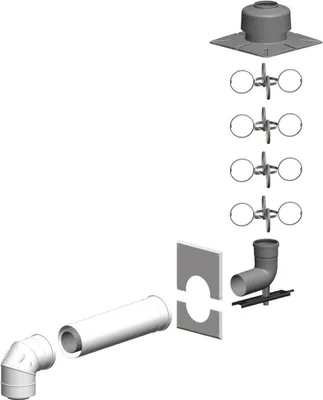 Produktbild von Atec Schacht-Set PolyClassic mit Mündung Kunststoff DN 100/150 - DN 100