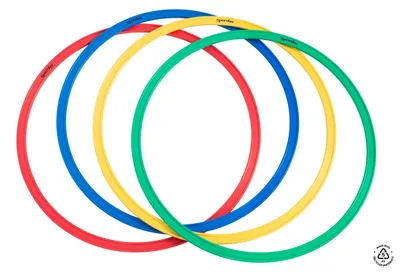 Immagine prodotto di Set di pneumatici Megaform - 4 cerchi in plastica, diametro 50 cm
