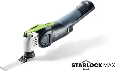 Produktbild von Festool VECTURO OSC 18 E-Basic, Schwarz, Blau, 19500 OPM, 10000 OPM, 2°, 93 dB, 83 dB
