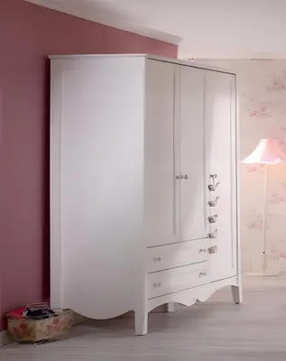 Zdjęcie produktu dla Biała drewniana szafka w eleganckim stylu dla domu
