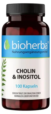 Obrázek produktu pro Cholín & inozitol - 100 kapslí - Bioherba