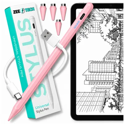 Obrázek produktu pro STYLUS PEN FOLDER pro TABLET TELEFON UNIVERZÁLNÍ TUŽKOVÉ PERO 4 TIPY