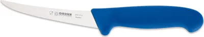 Produktbild von Giesser Messer Ausbeinmesser Fleischermesser rutschfest scharf Klinge gebogen - 13 cm, Sehr flexibel, Blau