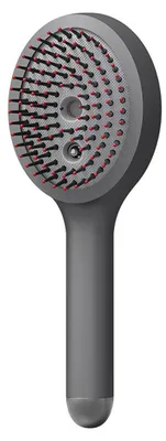 Produktbild von Massage Haarbürste elektrisch mit Sprühnebel, Rotlicht & Vibration, antistatische Volumenbürste für Damen, wiederaufladbar