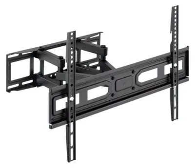 Image de Support mural pour télévision SBOX PLB-3646-2, pour écrans de 37 à 80 pouces, capacité de 40 kg, couleur noire
