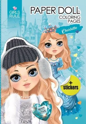 Obrázok produktu pre Papierowa lalka do wycinania z naklejkami Charlotte