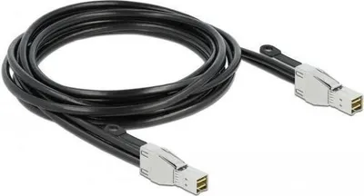 Obrázek produktu pro DeLOCK Kabel PCI Express Mini SAS HD SFF-8674 na SFF-8674, 3 m, 3 m, Mini SAS HD SFF-8674, Mini SAS HD SFF-8674, Přímý, Přímý, Samec/samec
