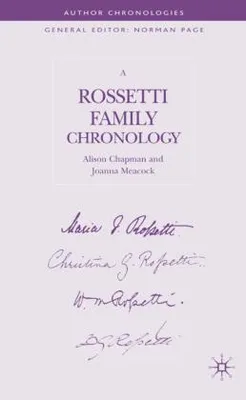 Produktbild von A Rossetti Family Chronology