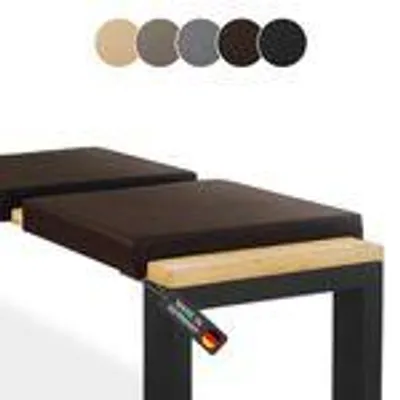 Produktbild von Klemmkissen Sitzkissen mit 2 Leisten, 37cm Klemmtiefe, Kunstleder