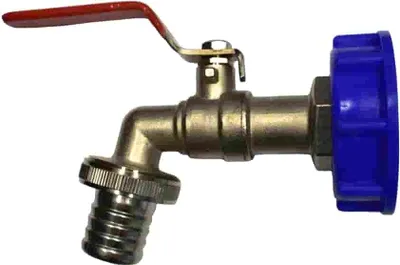 Produktbild von 1" IG IBC Container S60 + Wasserhahn 1"