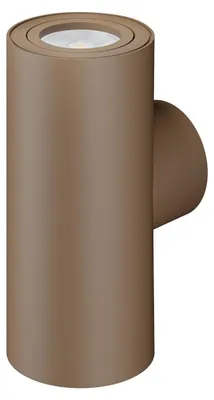 Image de Applique Murale Double 38° Gu10 160 Mm - Finition Corten - Éclairage Intérieur Led Double Faisceau - Beneito & Faure