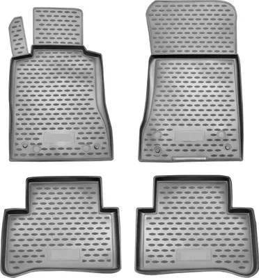 Zdjęcie produktu dla 2004-2010 Mercedes CLS W219 dywaniki podłogowe TPE szare 4 szt