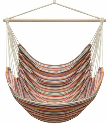 Produktbild von XXL Hängesessel 185x130cm bis 150kg - 2 Personen Schwebesessel Hängestuhl Garten