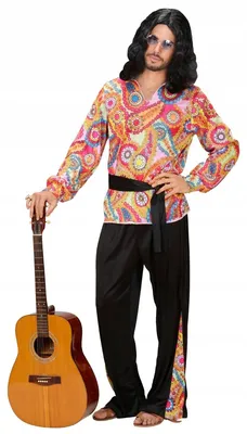 Productafbeelding van "HIPPIE STIJL" (Shirt, broek, riem) - Maat: S