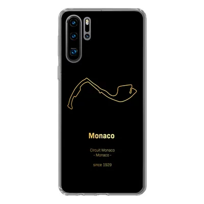Produktbild von MuchoWow® Handyhülle Schutzhülle Hülle für Huawei P30 Pro Formel 1 - Monaco - Rennstrecke Silikon Softcase Handy Hülle - Schutzdeckel