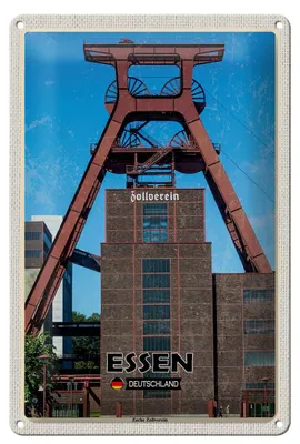 Produktbild von Blechschild Städte Essen Deutschland Zeche Zollverein 20x30cm