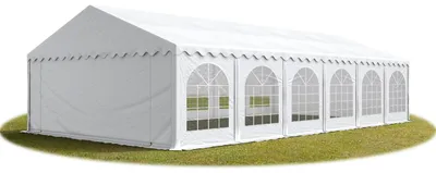 Immagine prodotto di TOOLPORT 6x12 m Tendone per feste PREMIUM PVC ritardante di fiamma - bianco 100% impermeabile