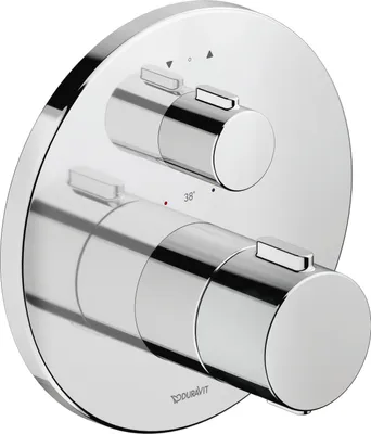 Produktbild von Duravit Thermostatarmatur Thermostat Unterputz, 2 Verbraucher, rund, TH4200014010